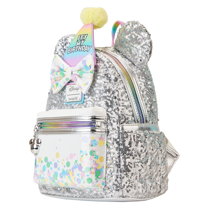 Disney Mickey & Friends Birthday Celebration Sequin Mini Backpack