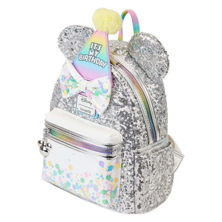 Disney Mickey & Friends Birthday Celebration Sequin Mini Backpack