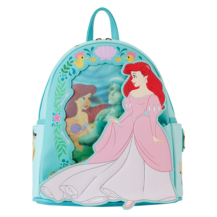 Loungefly Disney The Little Mermaid Ariel Princess Lenticular Series Mini Backpack