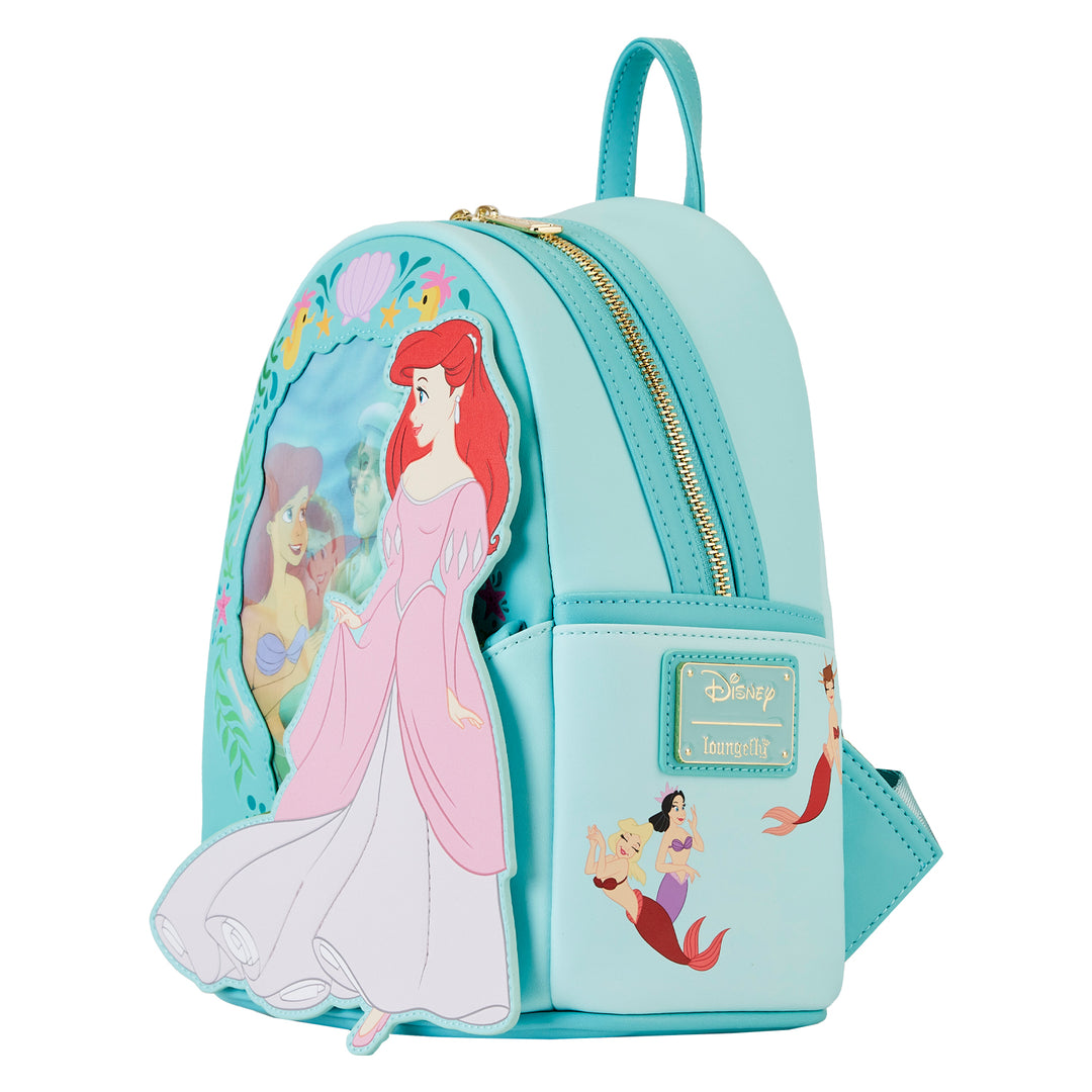 Loungefly Disney The Little Mermaid Ariel Princess Lenticular Series Mini Backpack