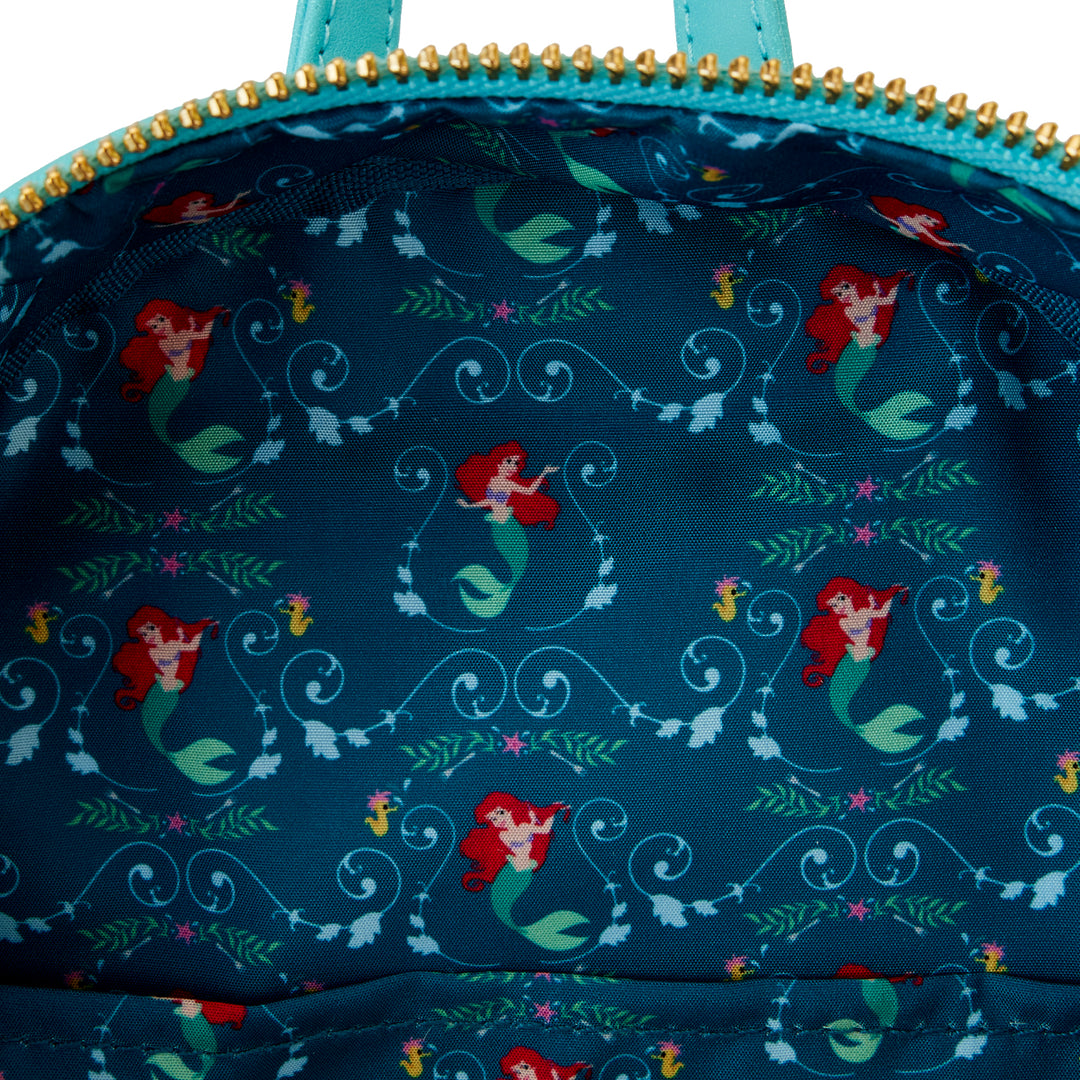 Loungefly Disney The Little Mermaid Ariel Princess Lenticular Series Mini Backpack