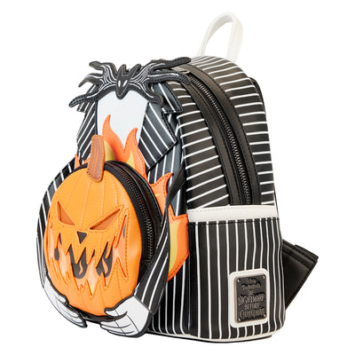 Disney Nightmare Before Christmas Jack Pumpkin Head Light Up Mini Backpack