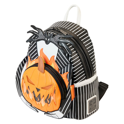 Disney Nightmare Before Christmas Jack Pumpkin Head Light Up Mini Backpack
