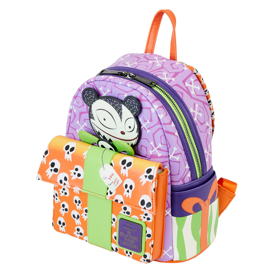 Disney Nightmare Before Christmas Scary Teddy Present Mini Backpack