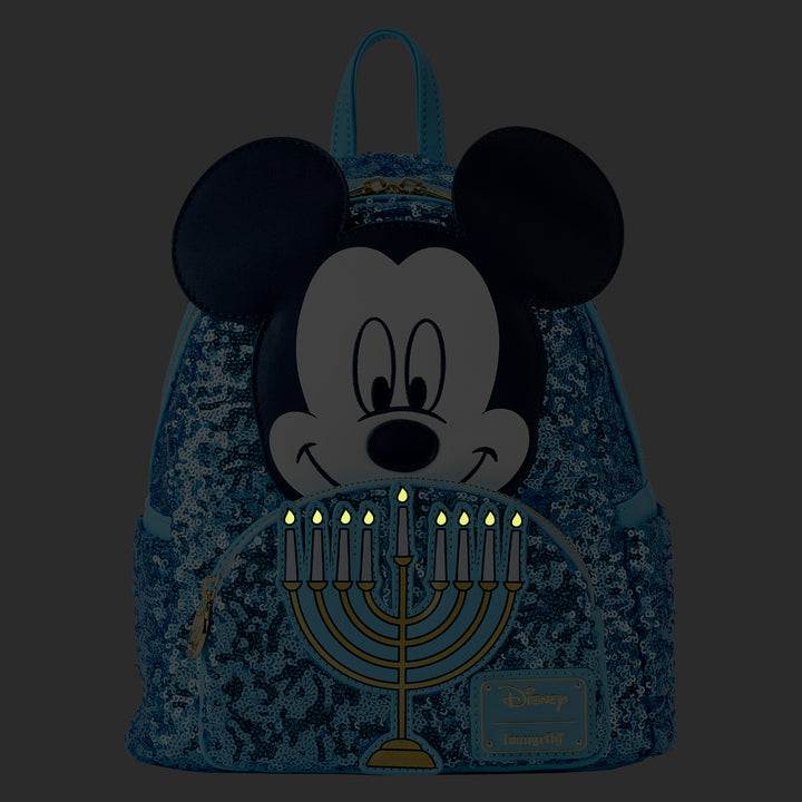 Disney Mickey Happy Hanukkah Menorah Mini Backpack