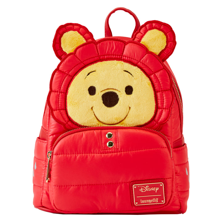 Loungefly Disney Winnie the Pooh Puffer Jacket Cosplay Mini Backpack