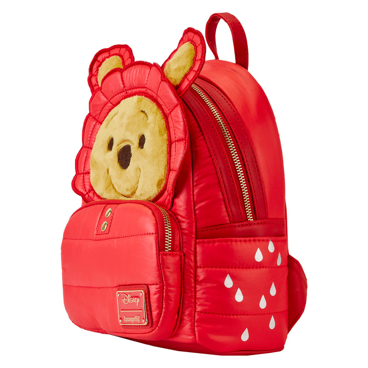 Loungefly Disney Winnie the Pooh Puffer Jacket Cosplay Mini Backpack