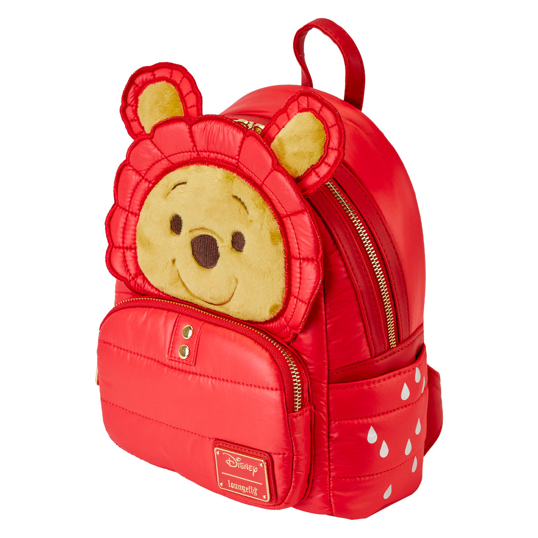 Loungefly Disney Winnie the Pooh Puffer Jacket Cosplay Mini Backpack