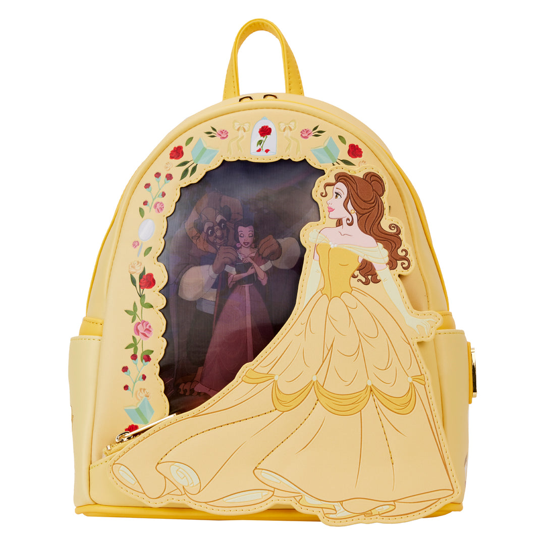 Loungefly Disney Princess The Beauty and the Beast Belle Lenticular Mini Backpack