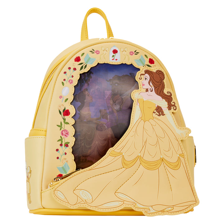 Loungefly Disney Princess The Beauty and the Beast Belle Lenticular Mini Backpack