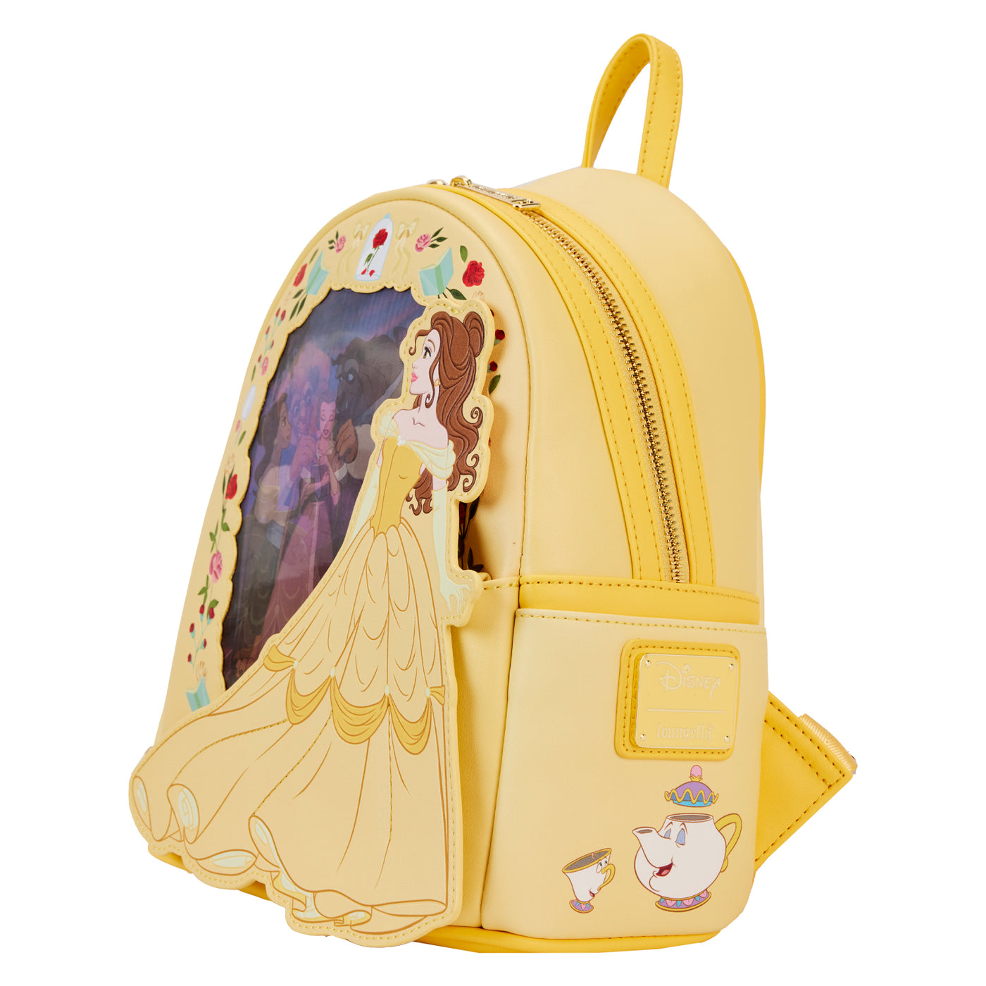 Loungefly Disney Princess The Beauty and the Beast Belle Lenticular Mini Backpack