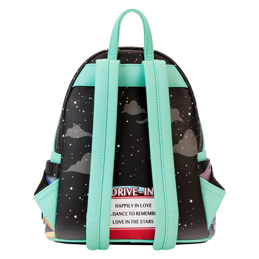 Loungefly Disney Mickey and Minnie Date Night Drive-in Mini Backpack