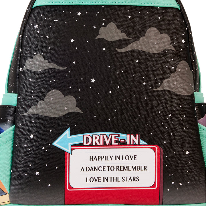 Loungefly Disney Mickey and Minnie Date Night Drive-in Mini Backpack