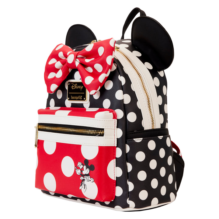 Loungefly Disney Minnie Rocks the Dots Classic Mini Backpack