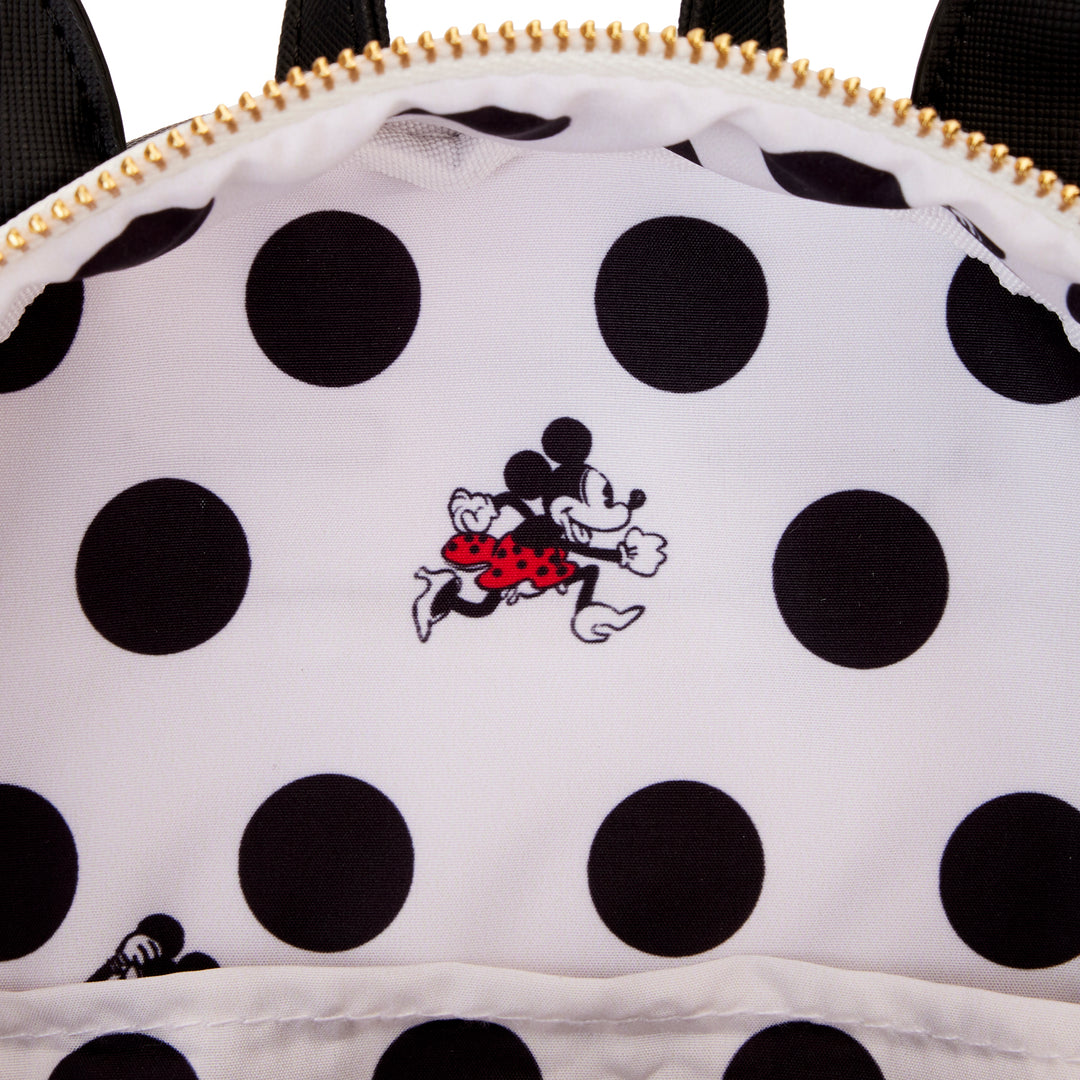 Loungefly Disney Minnie Rocks the Dots Classic Mini Backpack