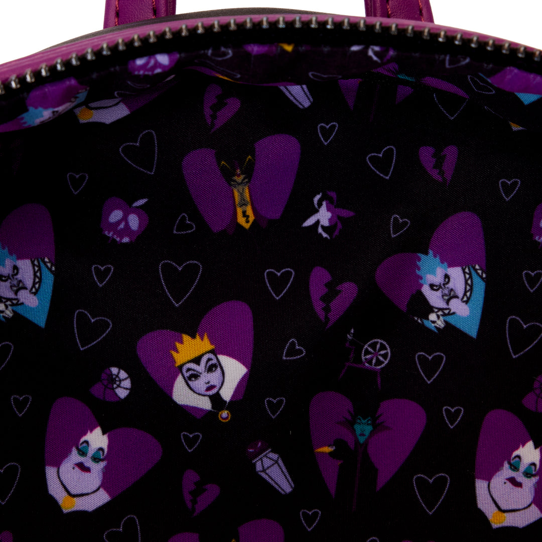 Disney Villains Curse Your Hearts Mini Backpack