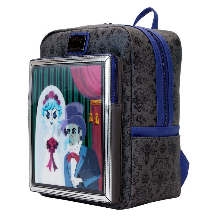 Loungefly Disney Haunted Mansion Black Widow Bride Lenticular Mini Backpack