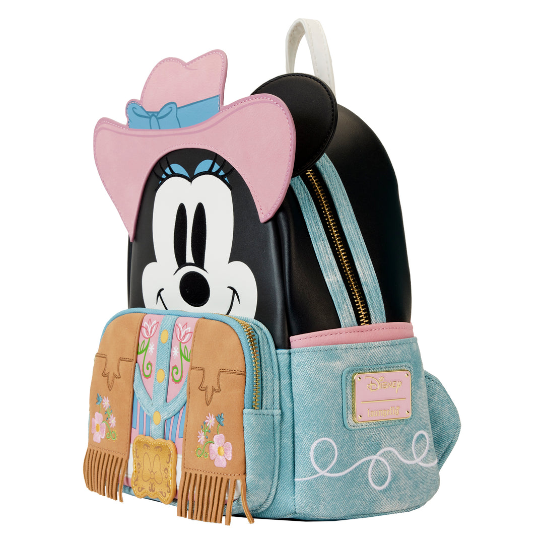 Loungefly Disney Western Minnie Mouse Cosplay Mini Backpack