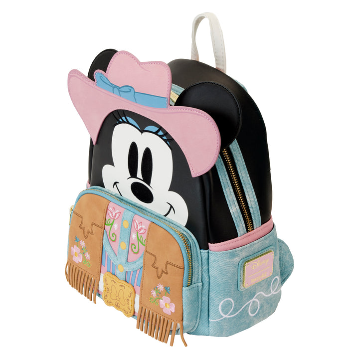 Loungefly Disney Western Minnie Mouse Cosplay Mini Backpack