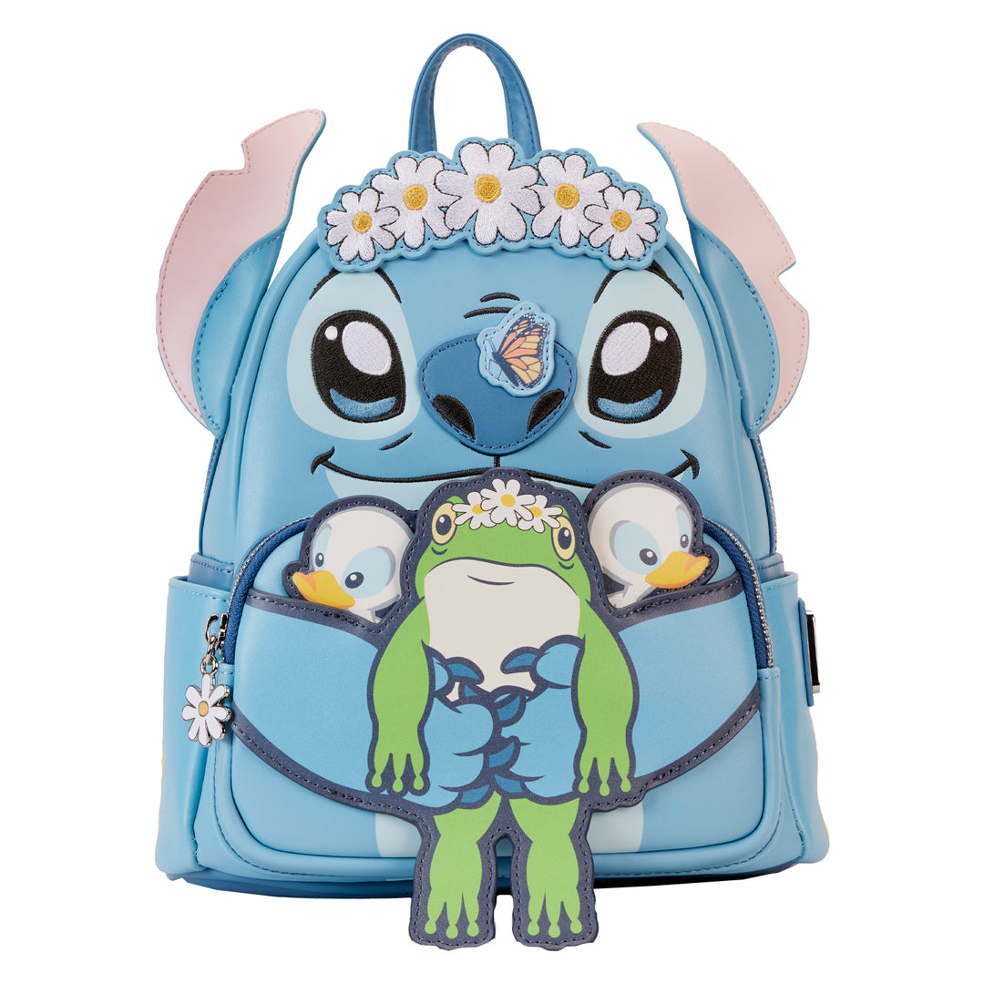 Loungefly Disney Lilo and Stitch Springtime Stitch Cosplay Mini Backpack