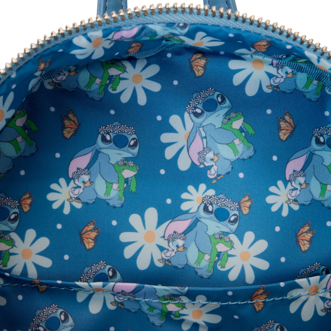 Loungefly Disney Lilo and Stitch Springtime Stitch Cosplay Mini Backpack