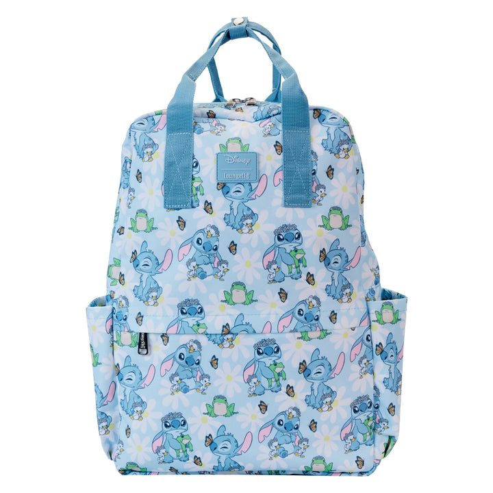 Disney Lilo and Stitch Springtime AOP Full-Size Nylon Backpack