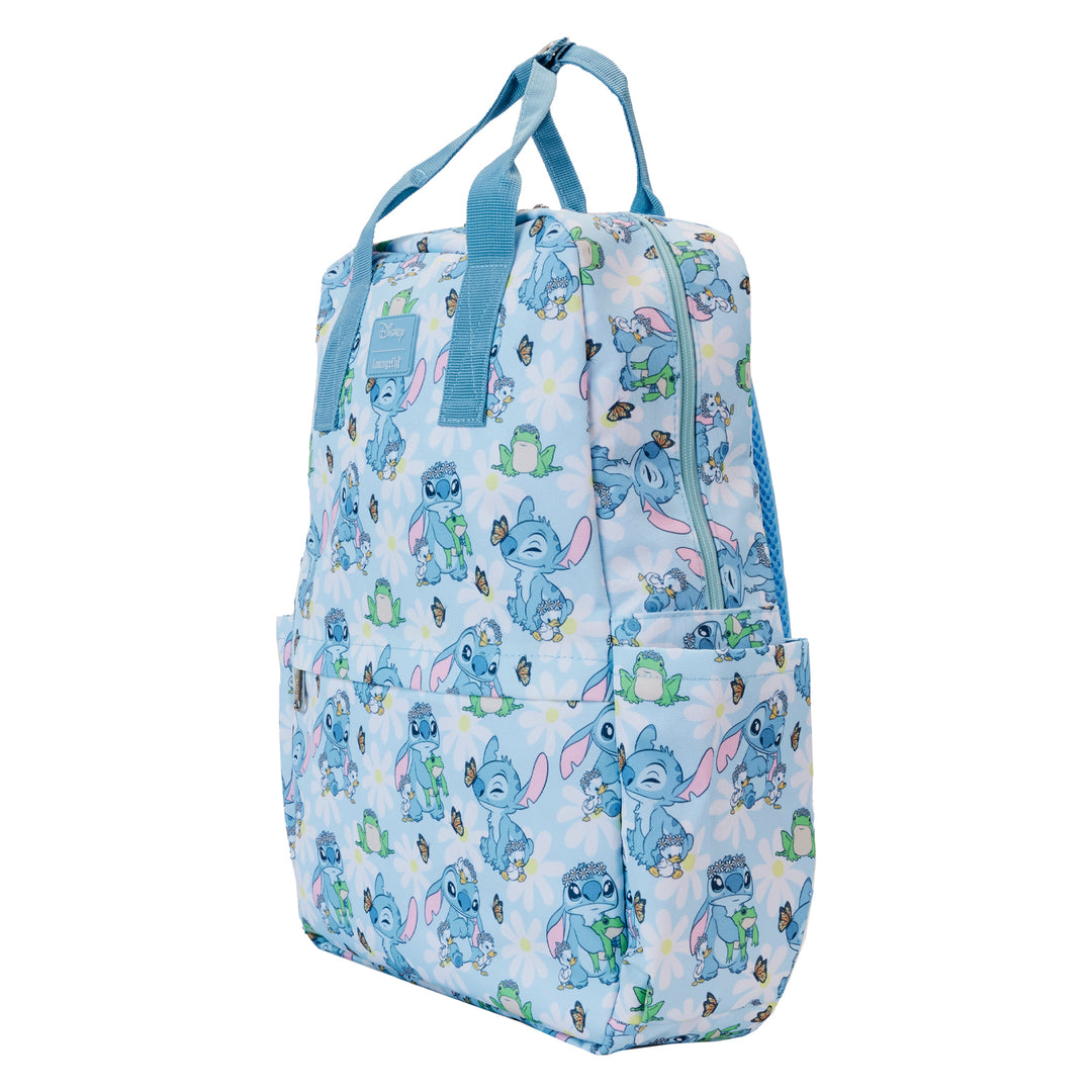 Disney Lilo and Stitch Springtime AOP Full-Size Nylon Backpack