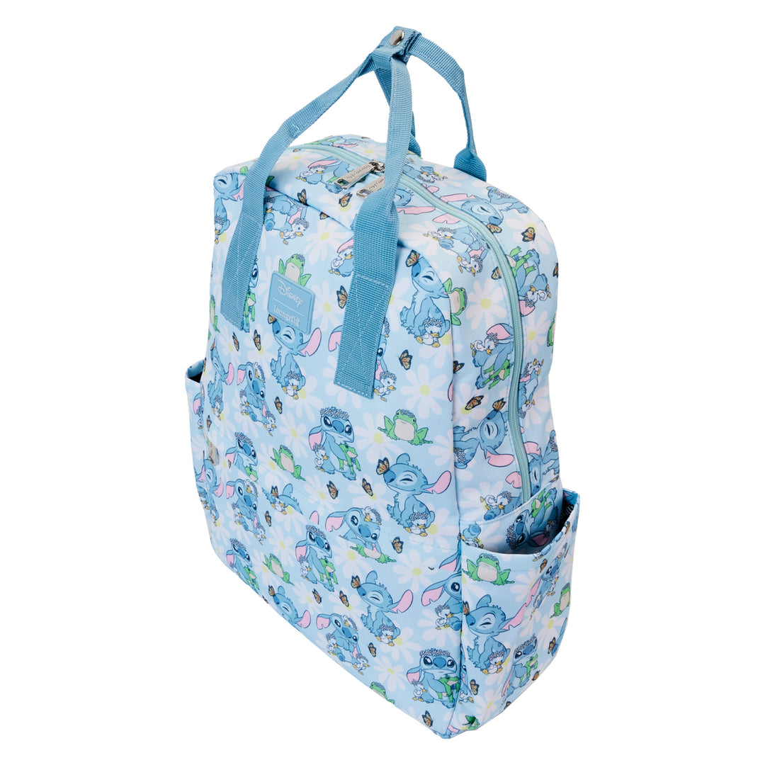 Disney Lilo and Stitch Springtime AOP Full-Size Nylon Backpack