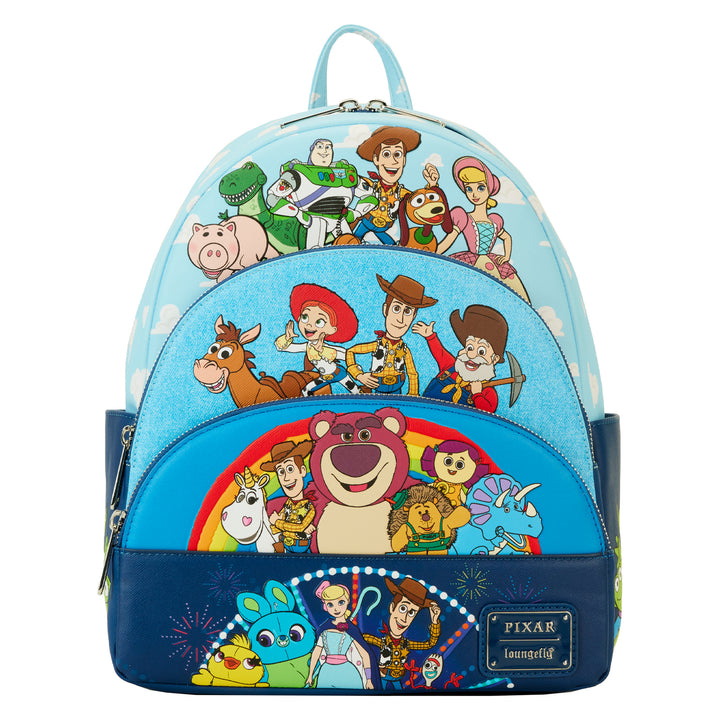 Loungefly Disney Pixar Toy Story Movie Collab Triple Pocket Mini Backpack