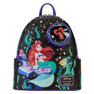 Loungefly Disney The Little Mermaid 35th Anniversary Glow in the Dark Mini Backpack