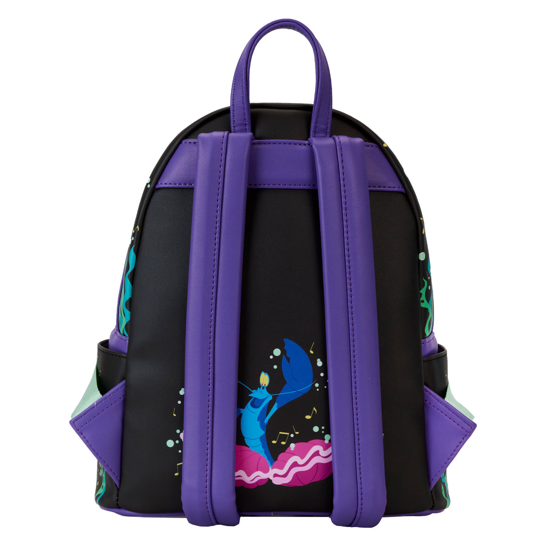 Loungefly Disney The Little Mermaid 35th Anniversary Glow in the Dark Mini Backpack