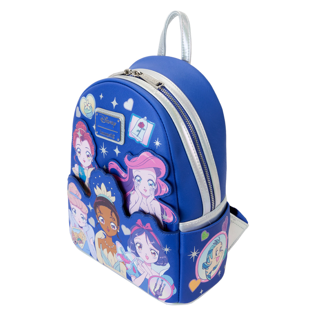 Loungefly Disney Princess Manga Style Mini Backpack