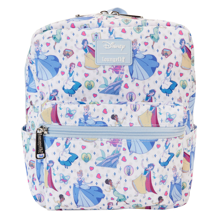 Loungefly Disney Princess Manga Style AOP Nylon Mini Backpack