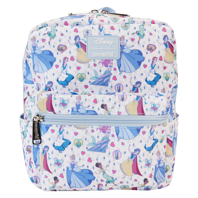 Loungefly Disney Princess Manga Style AOP Nylon Mini Backpack