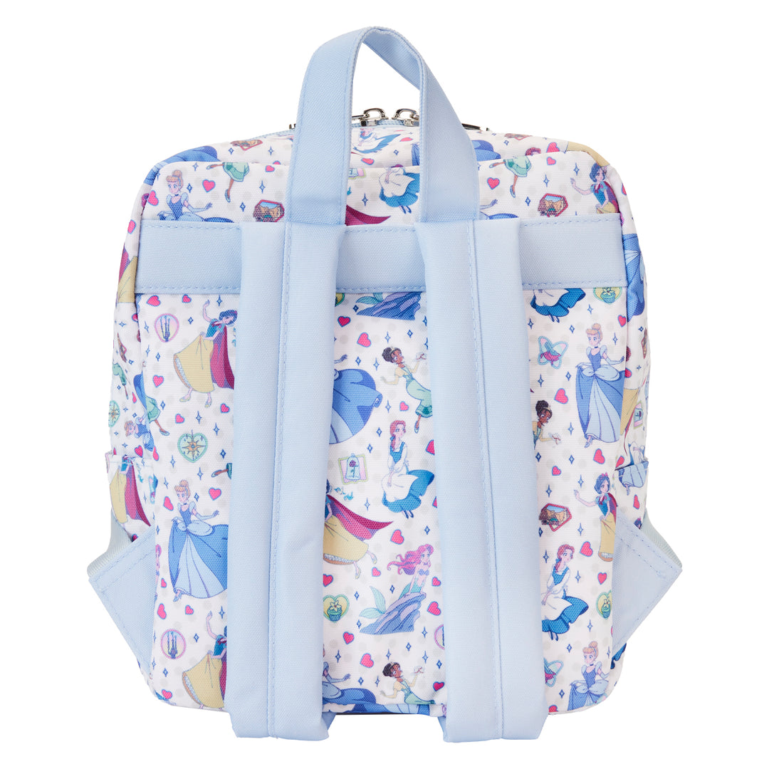 Loungefly Disney Princess Manga Style AOP Nylon Mini Backpack