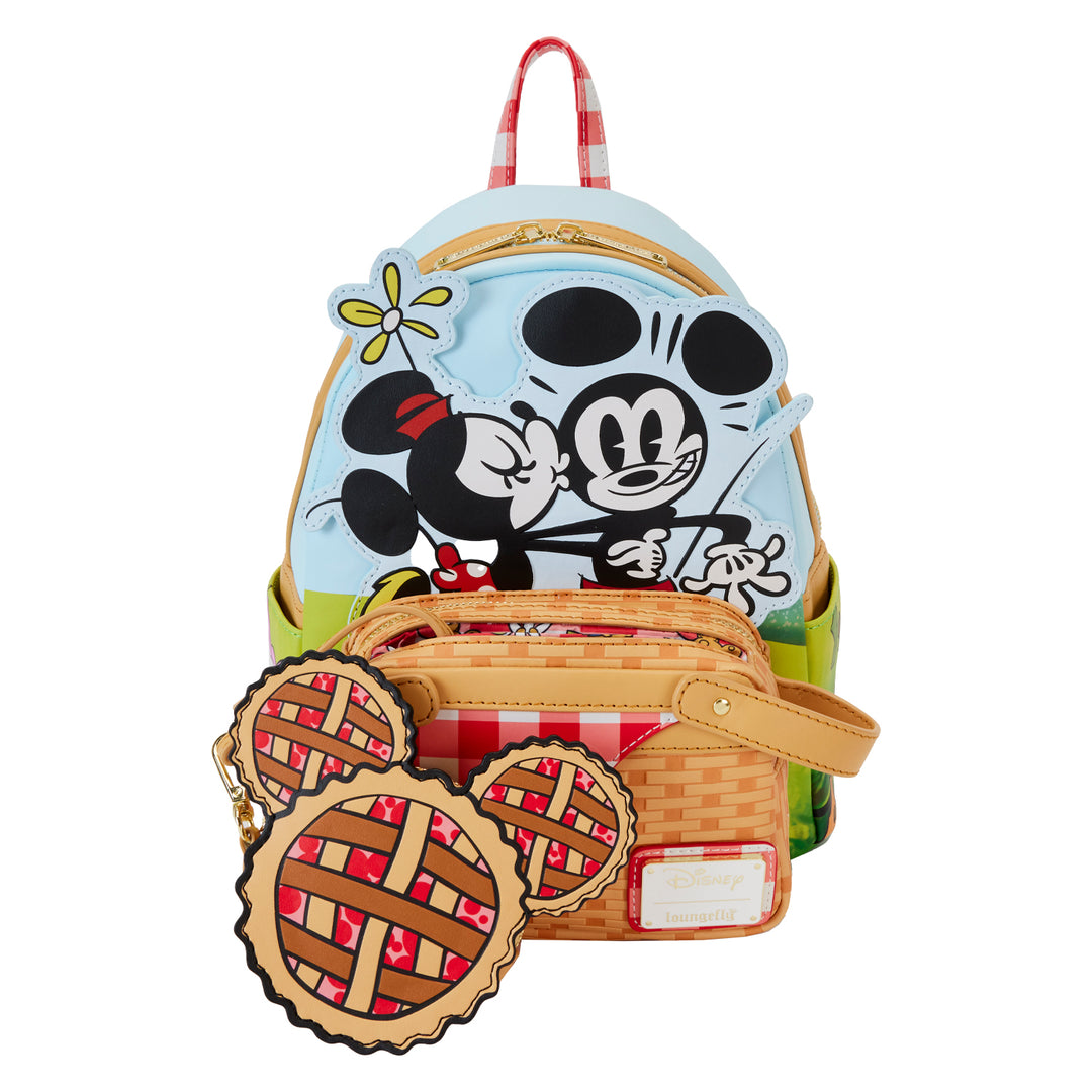 Loungefly Disney Mickey and Friends Picnic  Mini Backpack