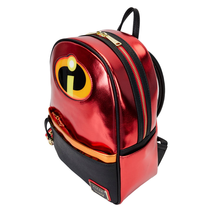 Loungefly Disney Pixar The Incredibles 20th Anniversary Metallic Light Up Mini Backpack