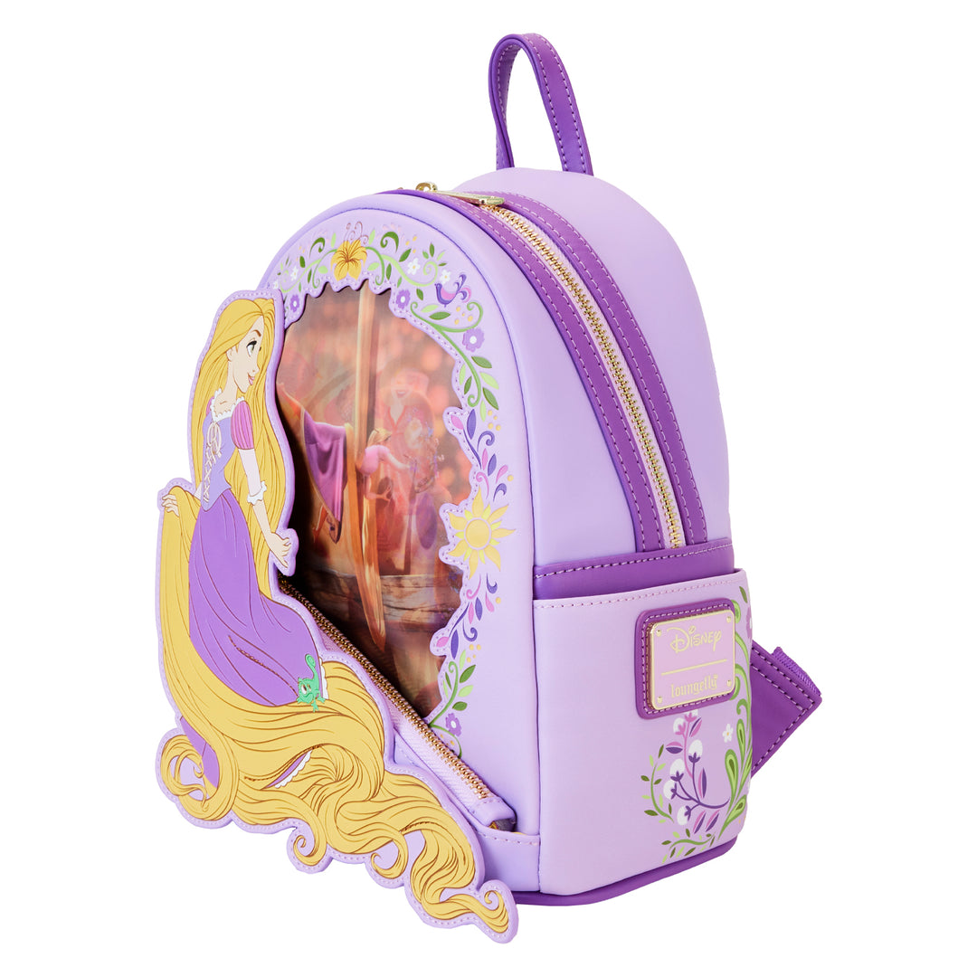 Loungefly Disney Tangled Rapunzel Lenticular Mini Backpack