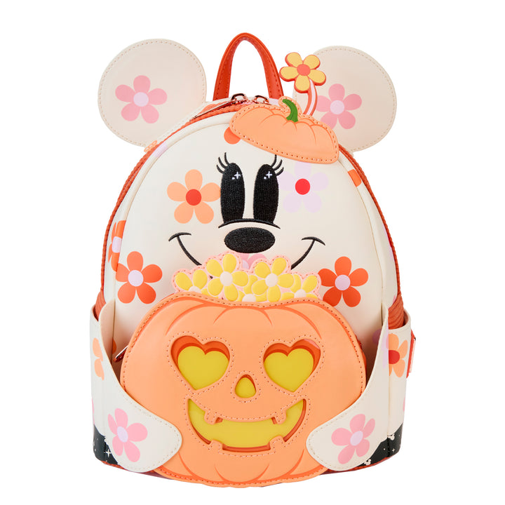 Loungefly Disney Minnie Ghost Halloween Glow in the Dark Mini Backpack