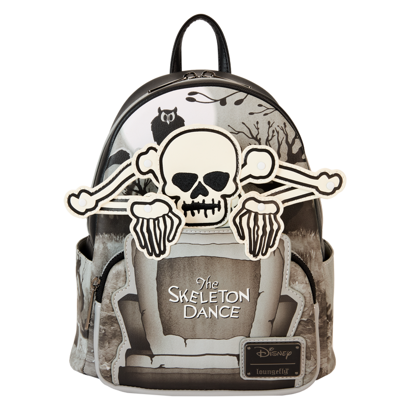 Loungefly Disney The Skeleton Dance 95th Anniversary Glow in the Dark Mini Backpack - Default Title