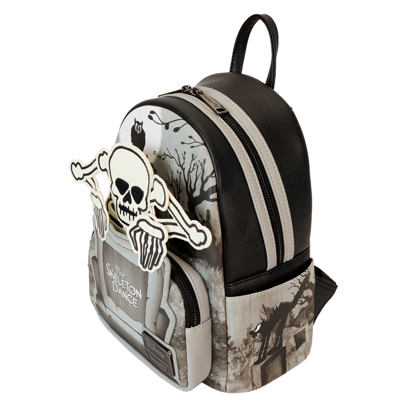 Loungefly Disney The Skeleton Dance 95th Anniversary Glow in the Dark Mini Backpack