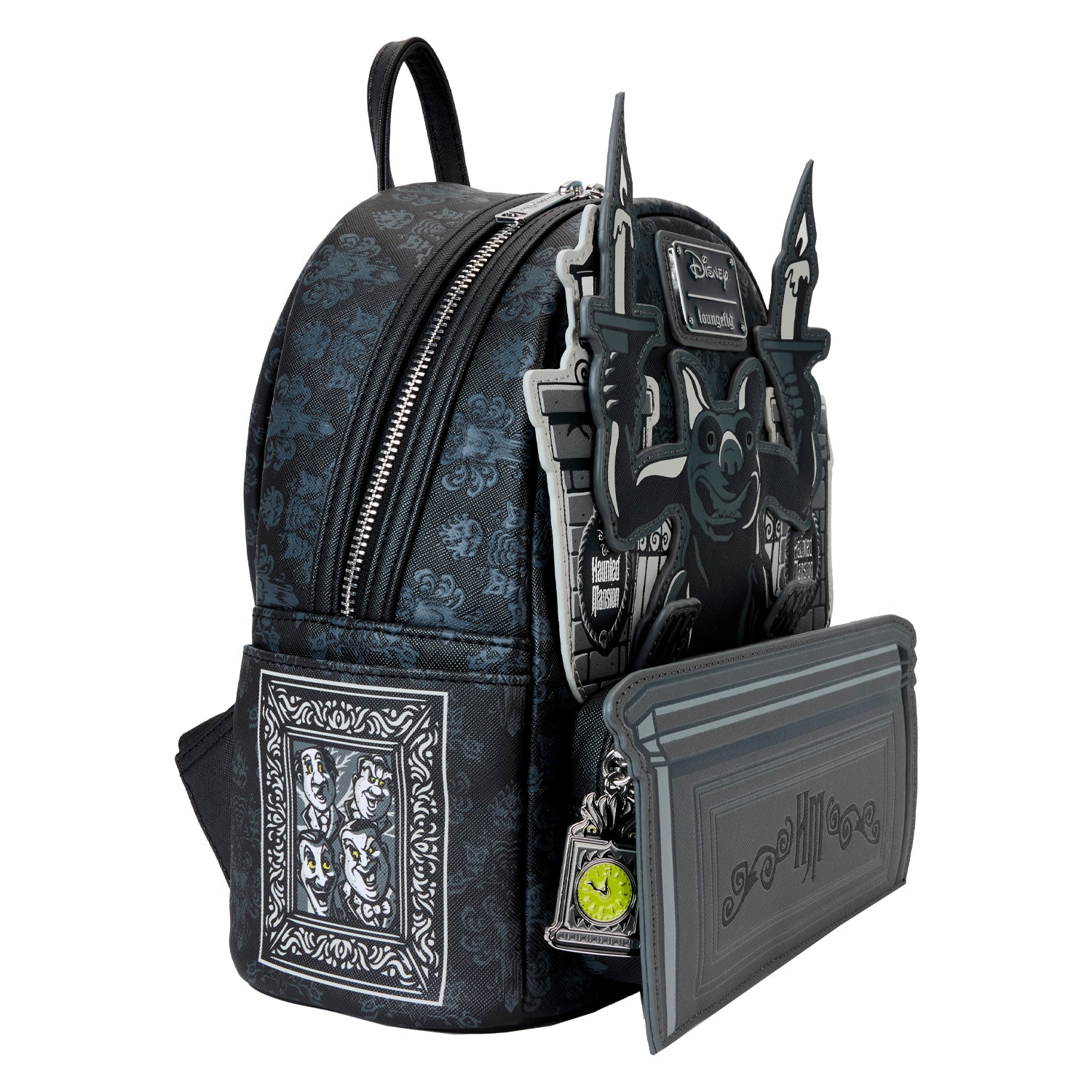 Disney Parks Haunted shops Mansion Glow in the Dark Loungefly backpack