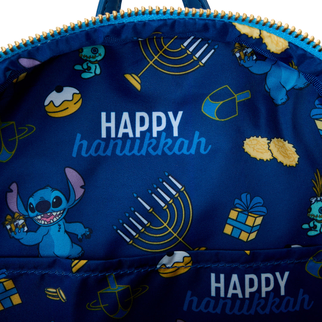 Loungefly Disney Lilo & Stitch Light-up Menorah Mini Backpack