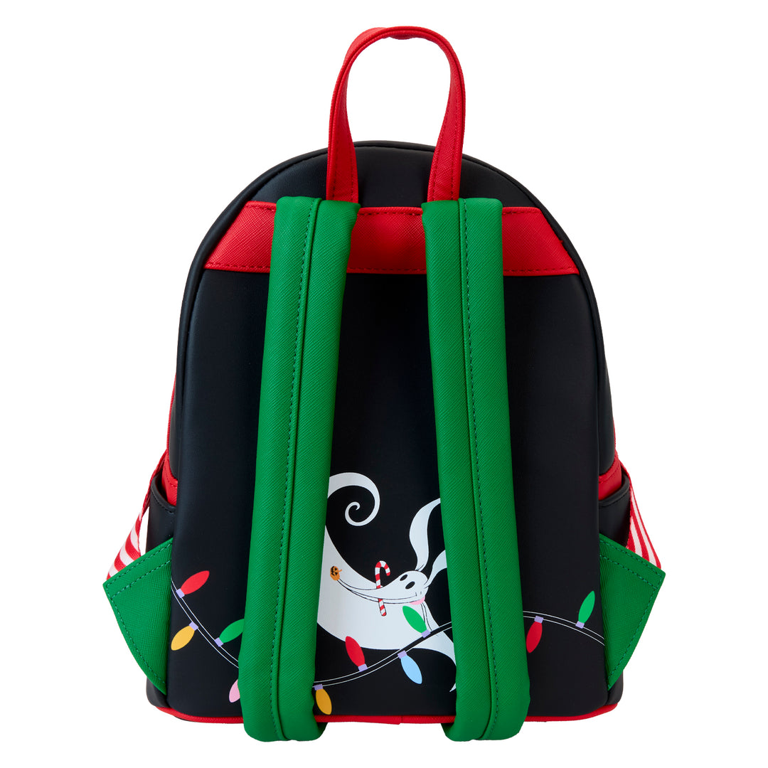 Loungefly Disney The Nightmare Before Christmas Smiling Jack Skellington Light-up/Glow in the Dark Mini Backpack