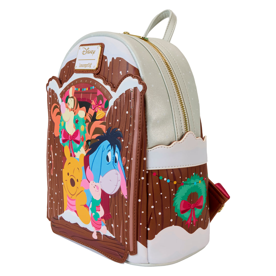 Loungefly Disney Winnie the Pooh & Friends Holiday Light-up Mini Backpack