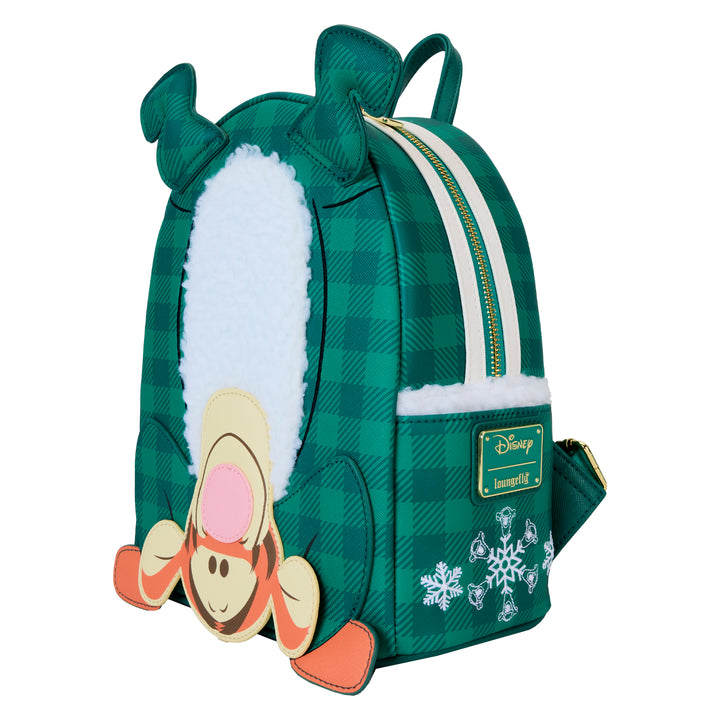 Loungefly Disney Winnie the Pooh Holiday Tigger in Pajamas Mini Backpack