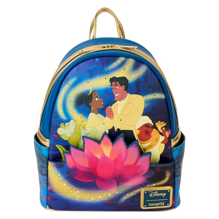 Loungefly Disney Princess and the Frog 15th Anniversary Glow in the Dark Mini Backpack