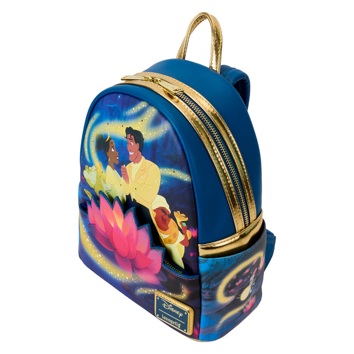 Loungefly Disney Princess and the Frog 15th Anniversary Glow in the Dark Mini Backpack