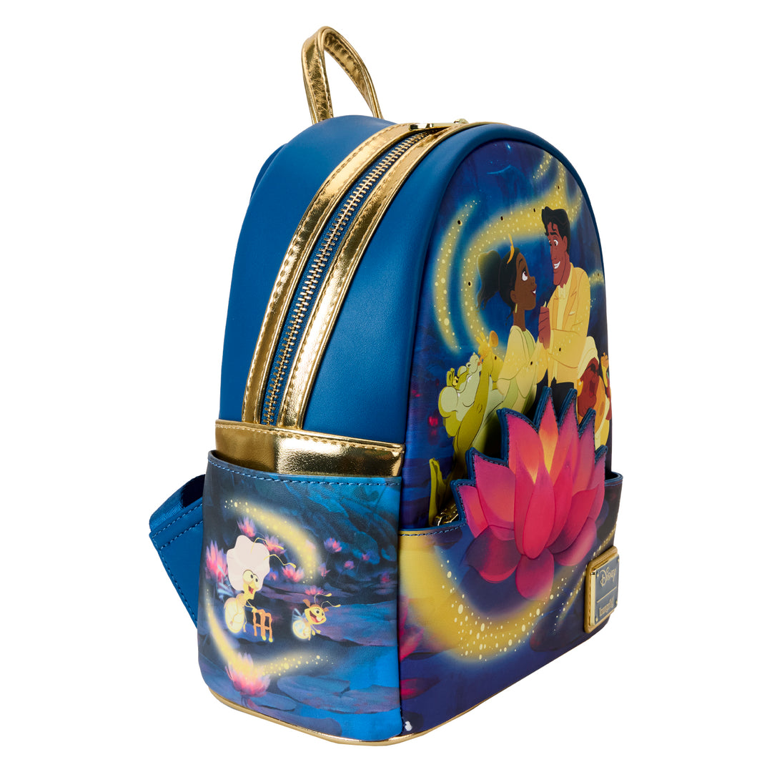 Loungefly Disney Princess and the Frog 15th Anniversary Glow in the Dark Mini Backpack