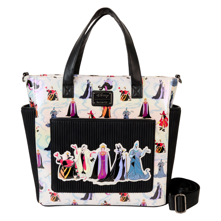 Loungefly Disney Villains Iridescent Convertible Backpack & Tote Bag